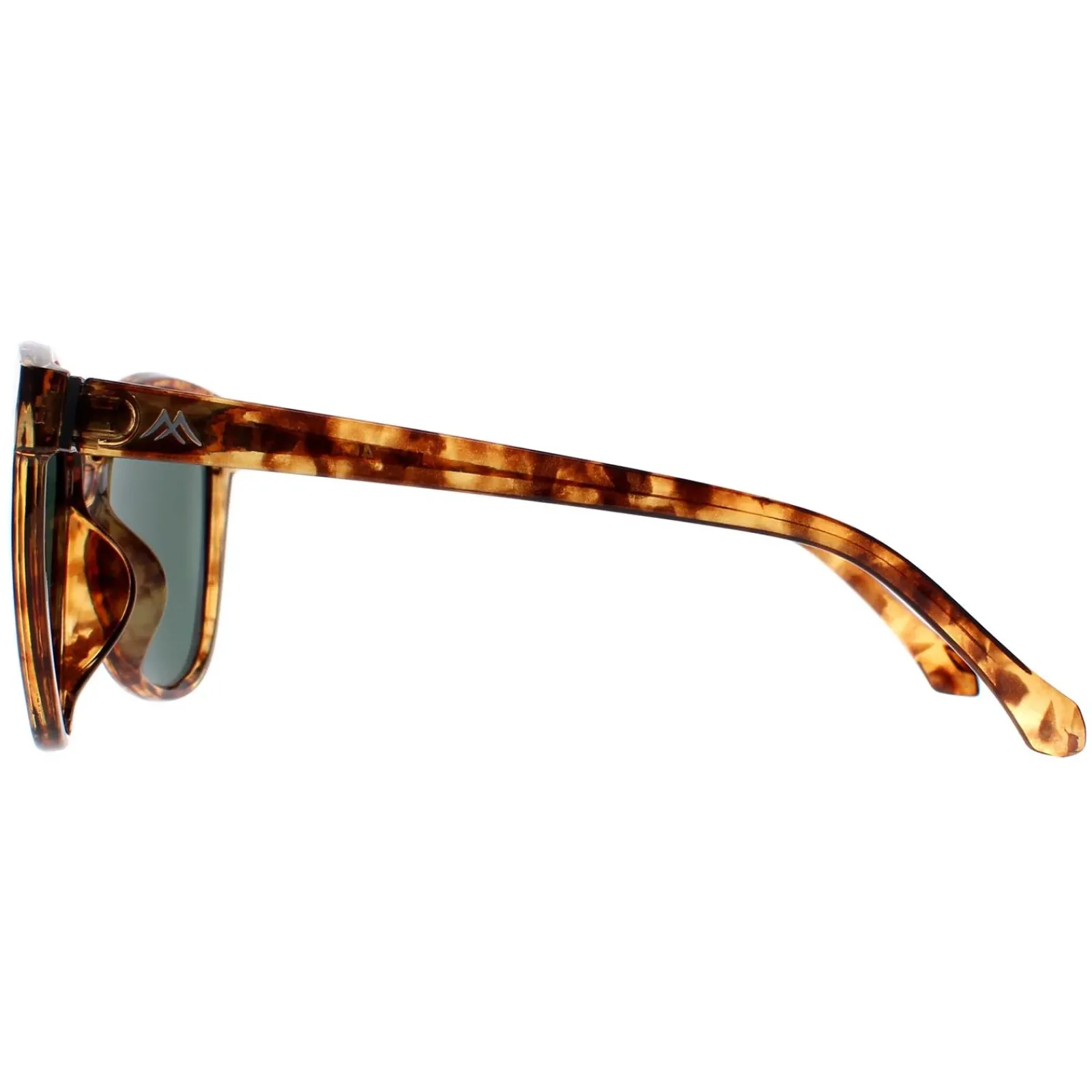 Montana Cat-Eye^Sunglasses MP74 C Shiny Havana Soft Demi G15 Green Polarized