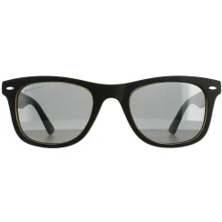 Montana Polarised^Sunglasses MP41 D Black Grey Rubbertouch Grey Polarized