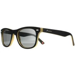Montana Polarised^Sunglasses MP41 D Black Grey Rubbertouch Grey Polarized