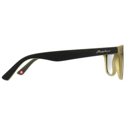 Montana Polarised^Sunglasses MP41 D Black Grey Rubbertouch Grey Polarized