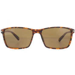 Montana Polarised|Rectangle^Sunglasses MP51 D Brown Turtle Rubbertouch Brown Polarized