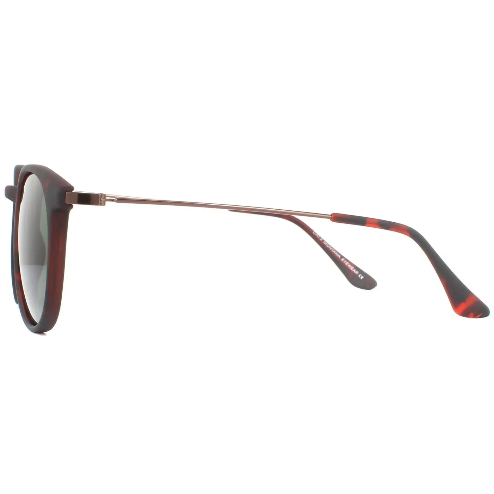 Montana Polarised|Round^Sunglasses MP33 D Brown Turtle Rubbertouch G15 Green Polarized