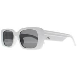 Montana Polarised|Rectangle^Sunglasses MP194 D Shiny White Smoke Polarized