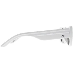 Montana Polarised|Rectangle^Sunglasses MP194 D Shiny White Smoke Polarized