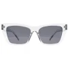 Montana Polarised|Cat-Eye^Sunglasses MP64 D Shiny Grey Smoke Polarized