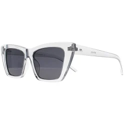 Montana Polarised|Cat-Eye^Sunglasses MP64 D Shiny Grey Smoke Polarized