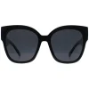 Montana Square^Sunglasses MP73 D Shiny Black Blue Grey Polarized