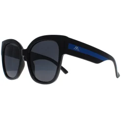 Montana Square^Sunglasses MP73 D Shiny Black Blue Grey Polarized