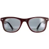 Montana Square|Polarised^Sunglasses MP41 E Burgundy Rubbertouch Grey Polarized