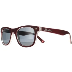 Montana Square|Polarised^Sunglasses MP41 E Burgundy Rubbertouch Grey Polarized