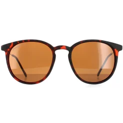 Montana Polarised|Round^Sunglasses MP33 E Havana Rubbertouch Brown Polarized