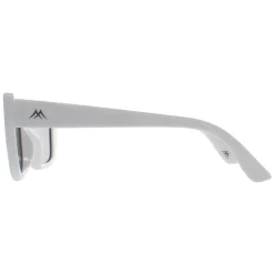 Montana Polarised|Rectangle^Sunglasses MP193 E Shiny White Smoke Polarized