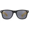 Montana Polarised|Rectangle^Sunglasses MP40 F Black with Yellow Rubbertouch Black Polarize