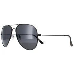Montana Polarised|Aviator^Sunglasses MP94 F Matte Black Smoke Grey Polarized