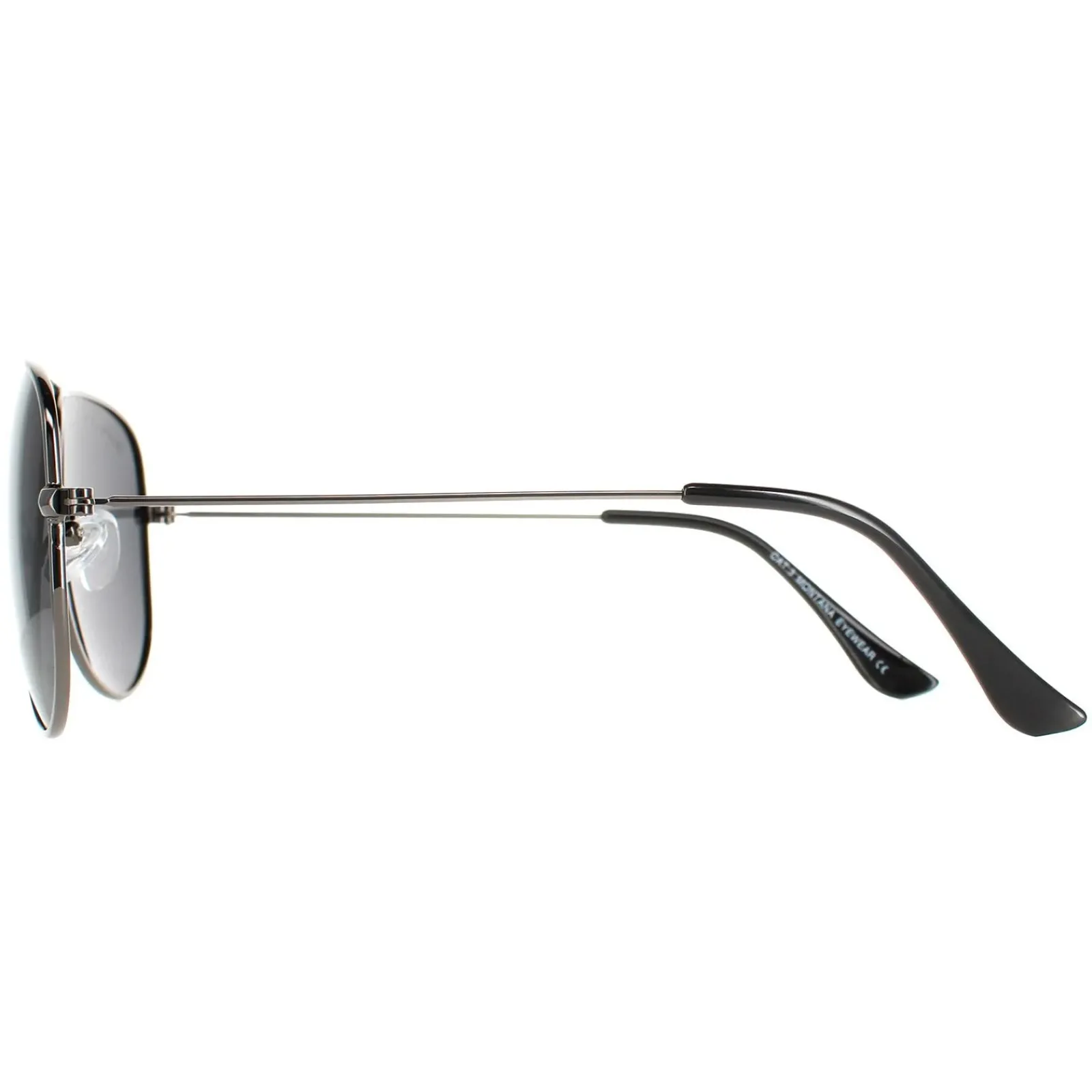 Montana Polarised|Aviator^Sunglasses MP94 Gunmetal Smoke Grey Polarized
