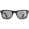 Montana Square|Polarised^Sunglasses MP41 J Blue Red Rubbertouch Grey Polarized