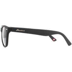 Montana Polarised|Rectangle^Sunglasses MP10 Matte Black Rubbertouch Black Smoke Polarized
