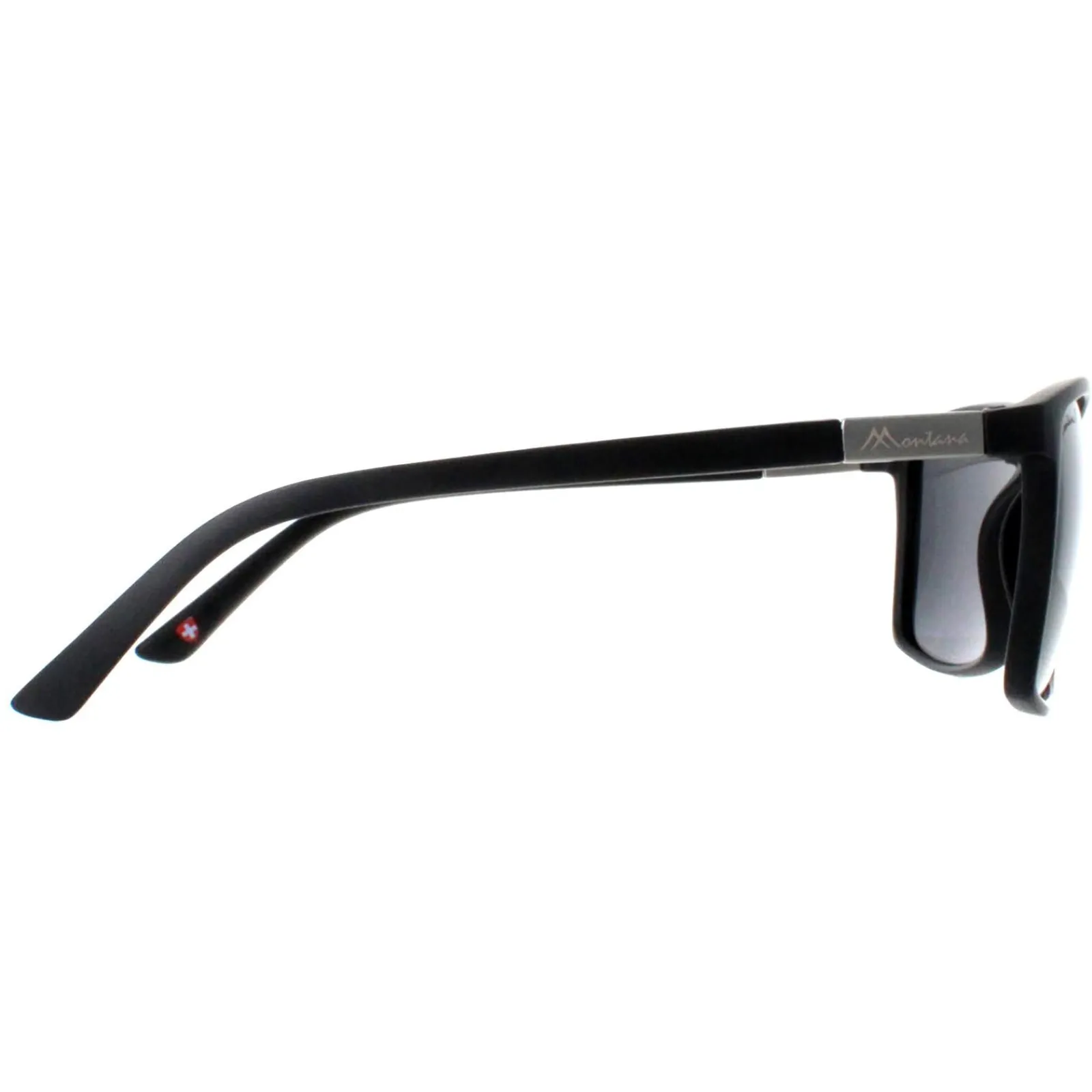 Montana Polarised^Sunglasses MP5 Matte Black Smoke Polarized