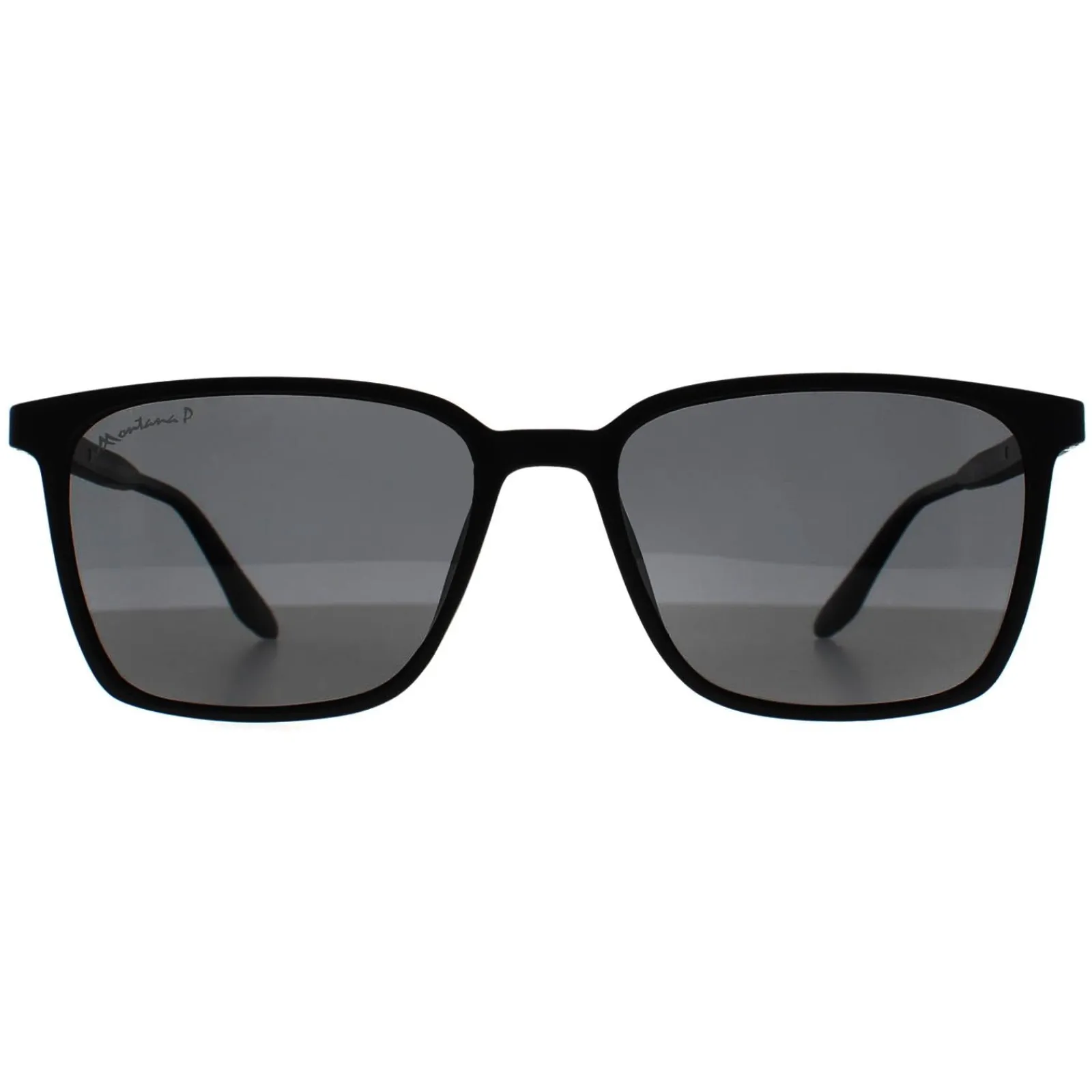 Montana Polarised^Sunglasses MP186 Matte Black Smoke Polarized