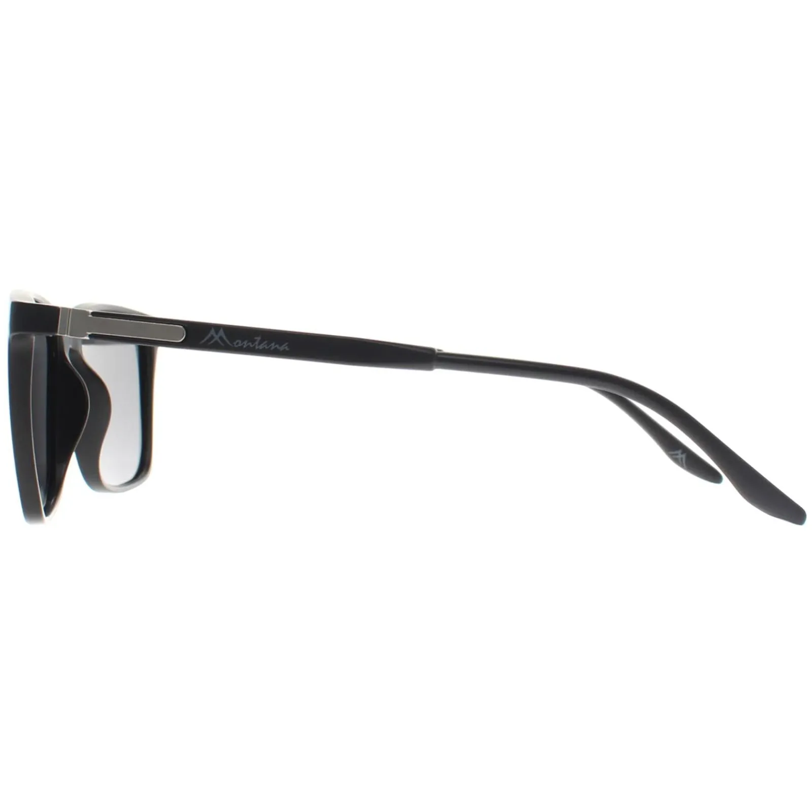 Montana Polarised^Sunglasses MP186 Matte Black Smoke Polarized