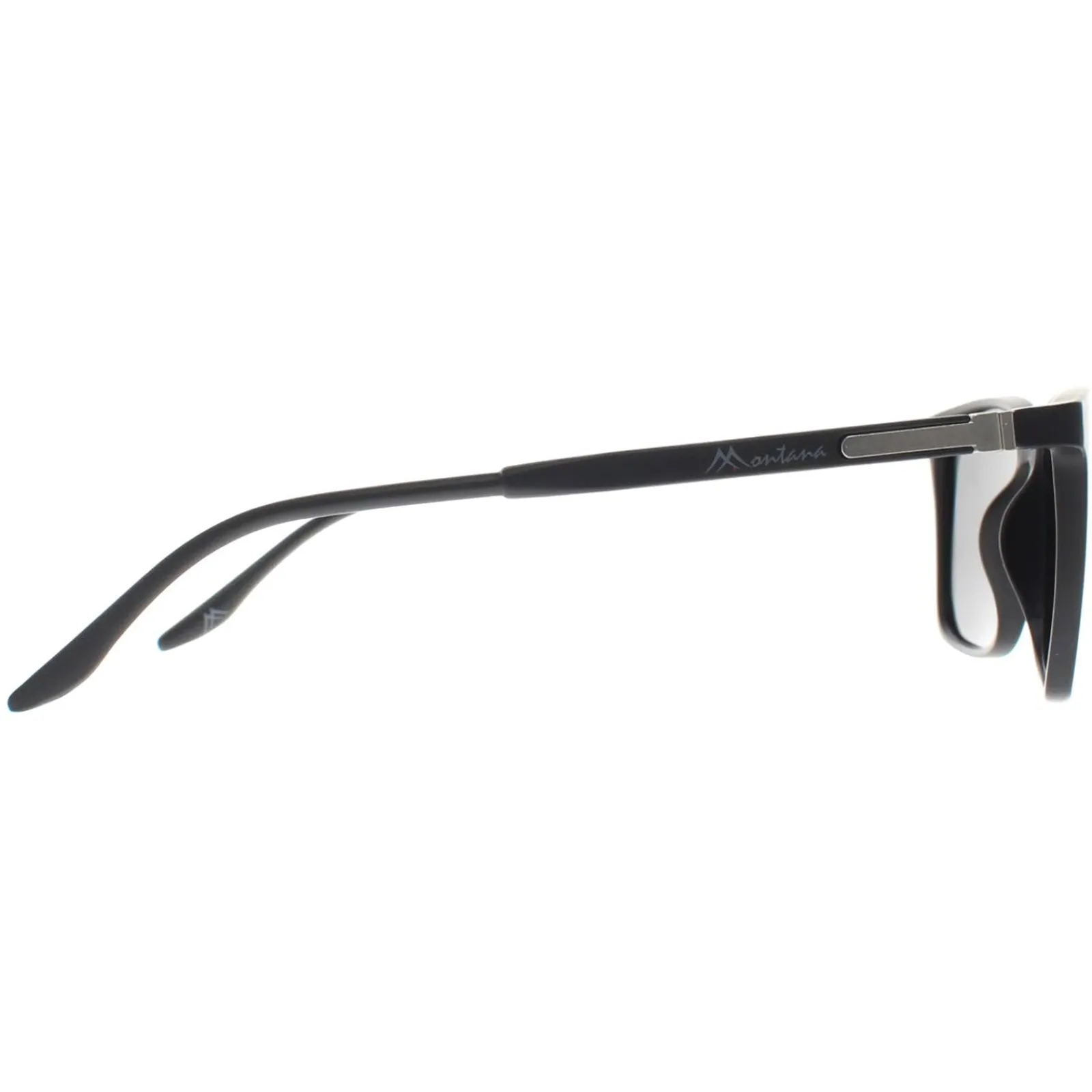 Montana Polarised^Sunglasses MP186 Matte Black Smoke Polarized