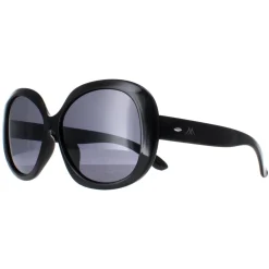 Montana Polarised^Sunglasses MP63 Shiny Black Smoke Polarized