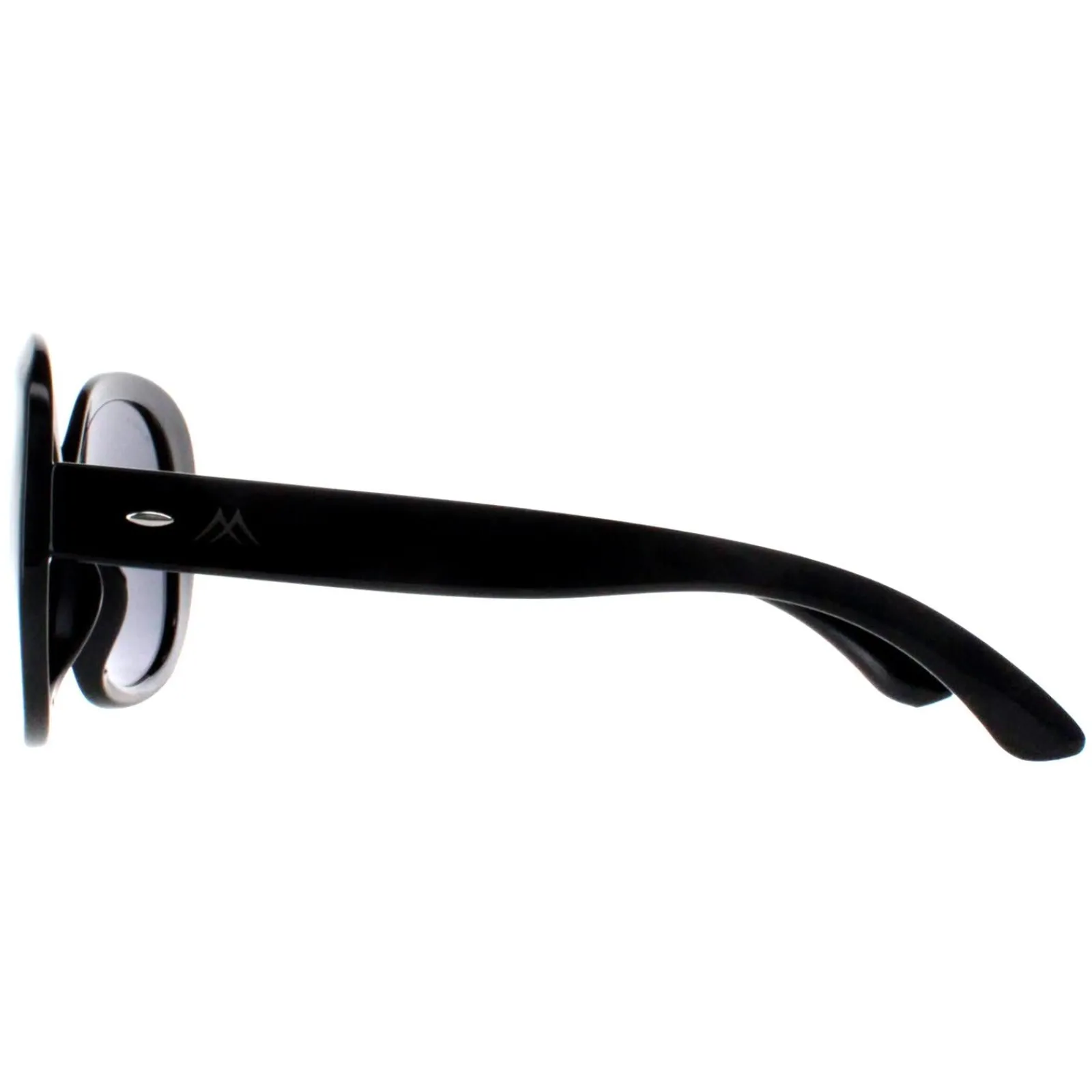 Montana Polarised^Sunglasses MP63 Shiny Black Smoke Polarized