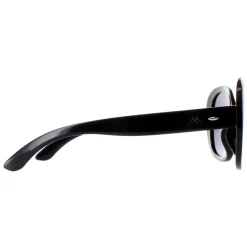 Montana Polarised^Sunglasses MP63 Shiny Black Smoke Polarized