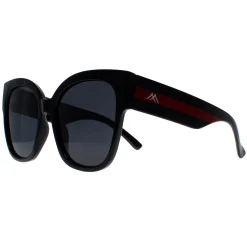 Montana Square^Sunglasses MP73 Shiny Black Red Grey Polarized