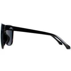 Montana Cat-Eye^Sunglasses MP74 Shiny Black Smoke Polarized
