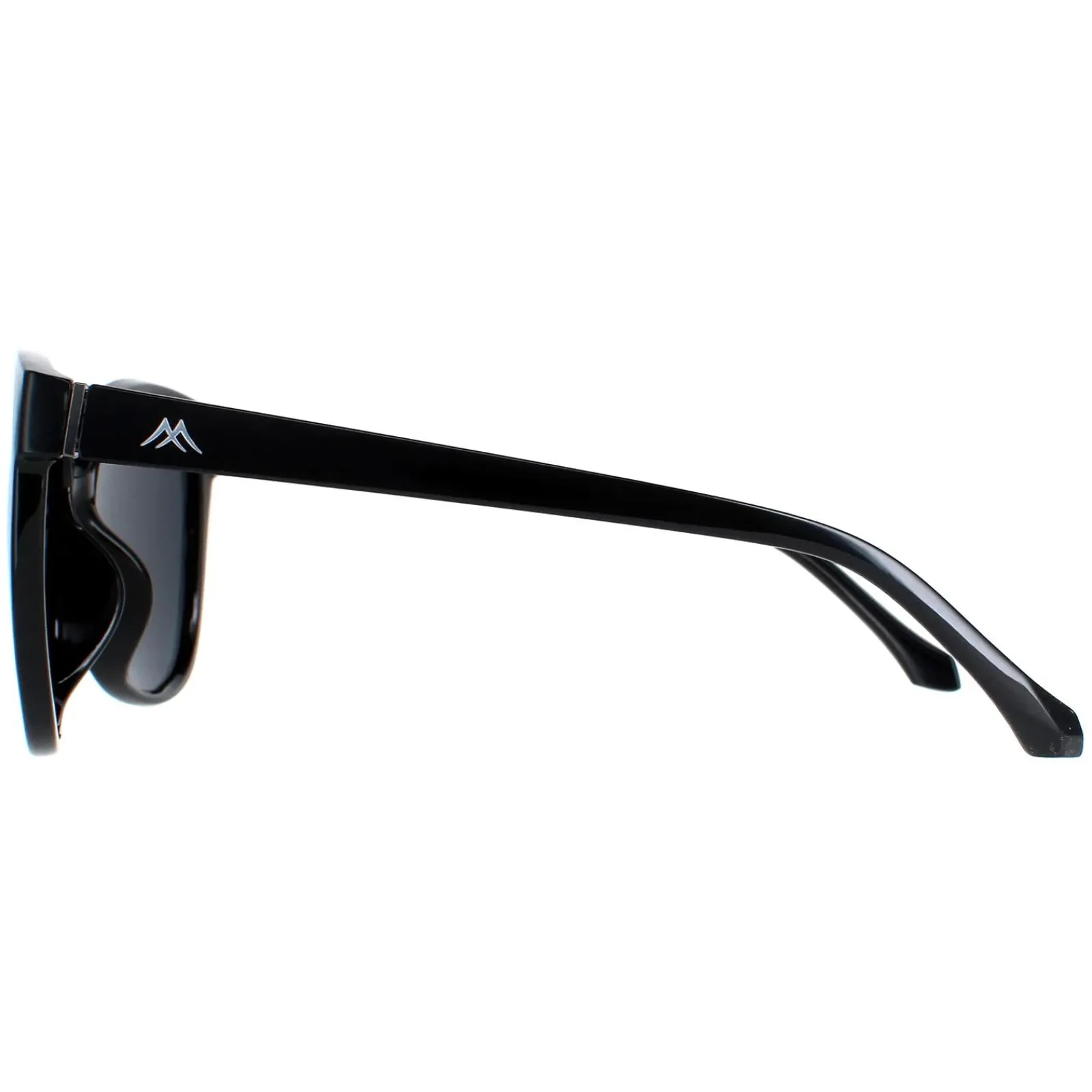 Montana Cat-Eye^Sunglasses MP74 Shiny Black Smoke Polarized