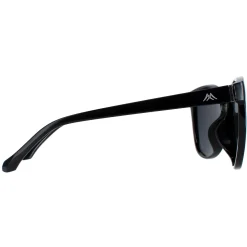 Montana Cat-Eye^Sunglasses MP74 Shiny Black Smoke Polarized