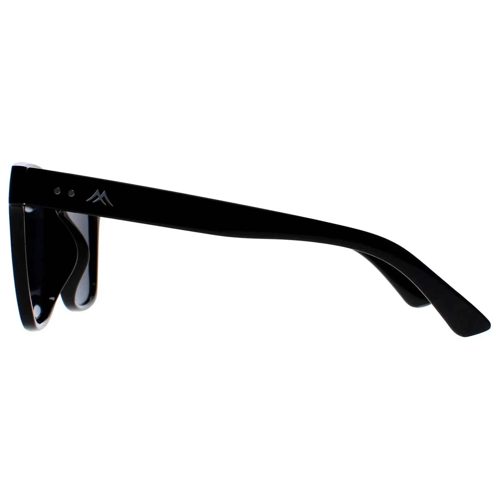 Montana Square|Square^Sunglasses MP72 Shiny Black Grey Polarized