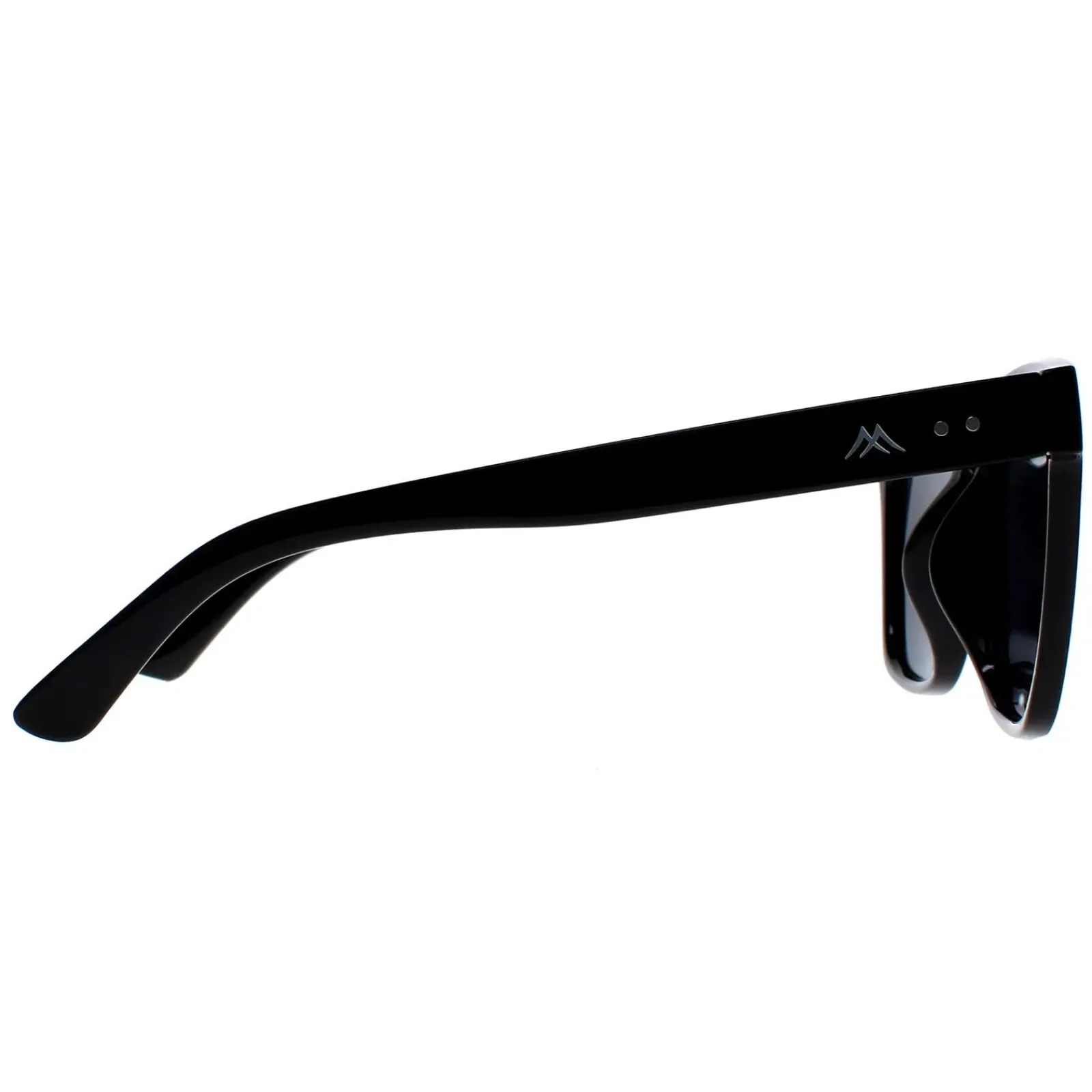 Montana Square|Square^Sunglasses MP72 Shiny Black Grey Polarized