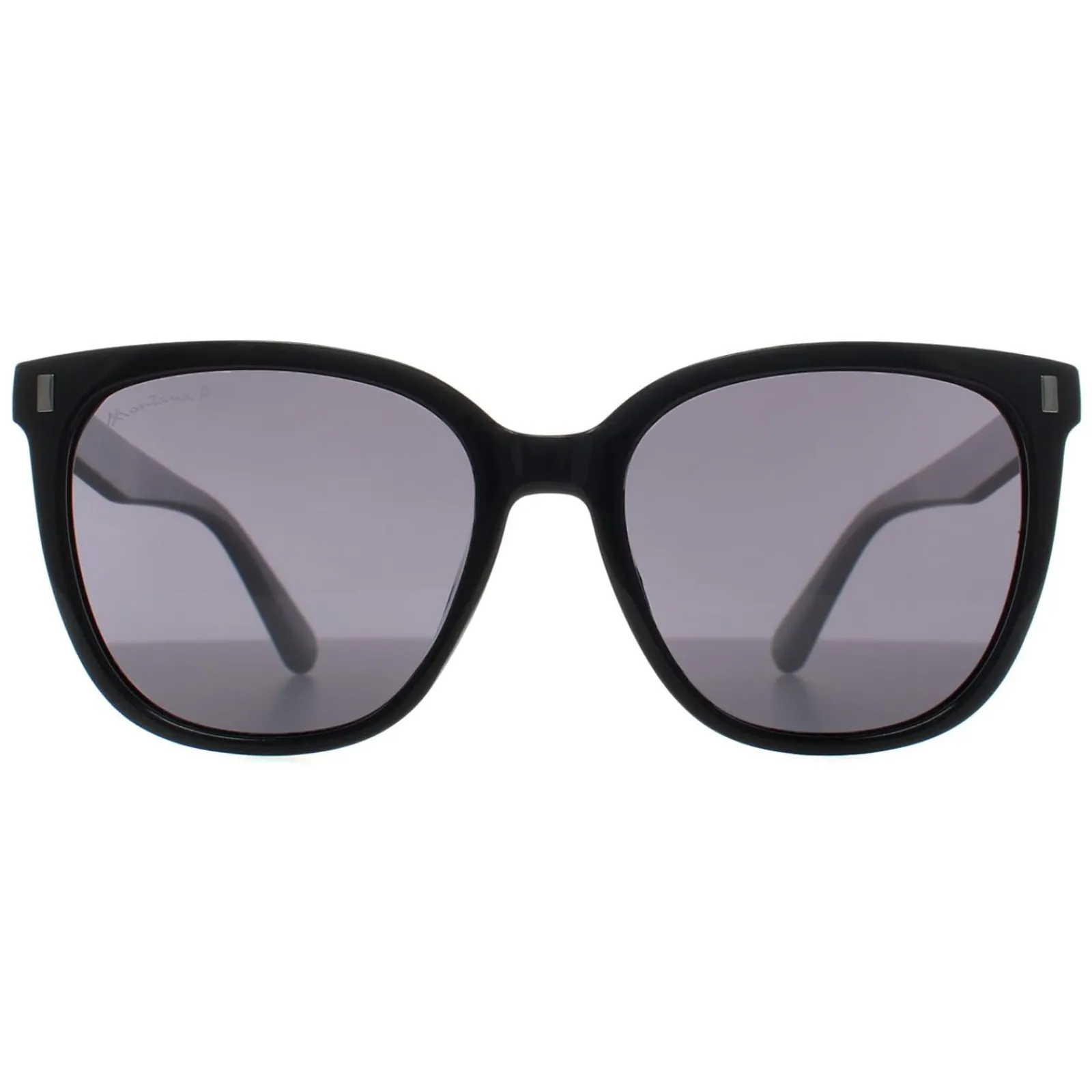 Montana Polarised^Sunglasses MP190 Shiny Black Smoke Polarized