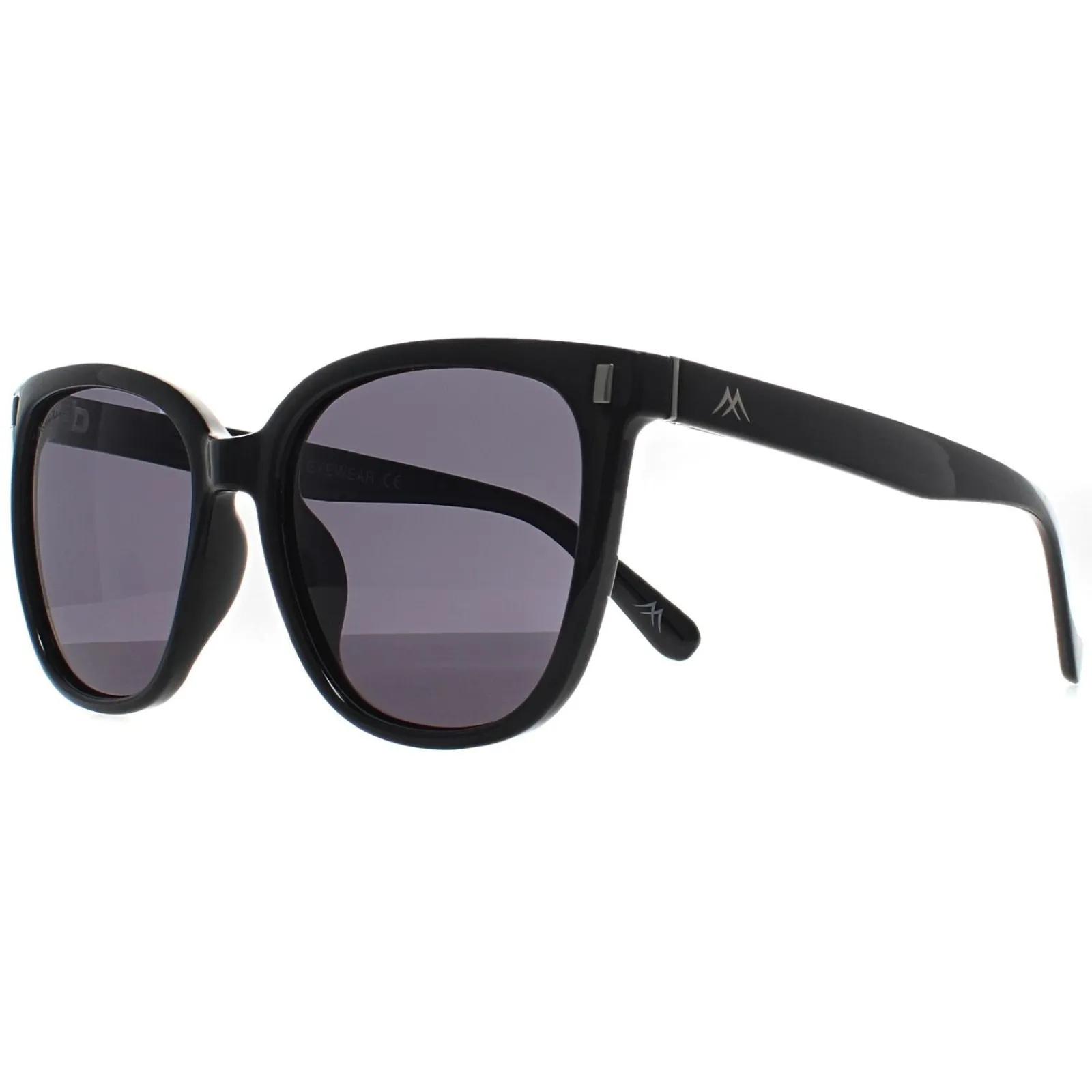 Montana Polarised^Sunglasses MP190 Shiny Black Smoke Polarized