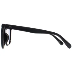 Montana Polarised^Sunglasses MP190 Shiny Black Smoke Polarized