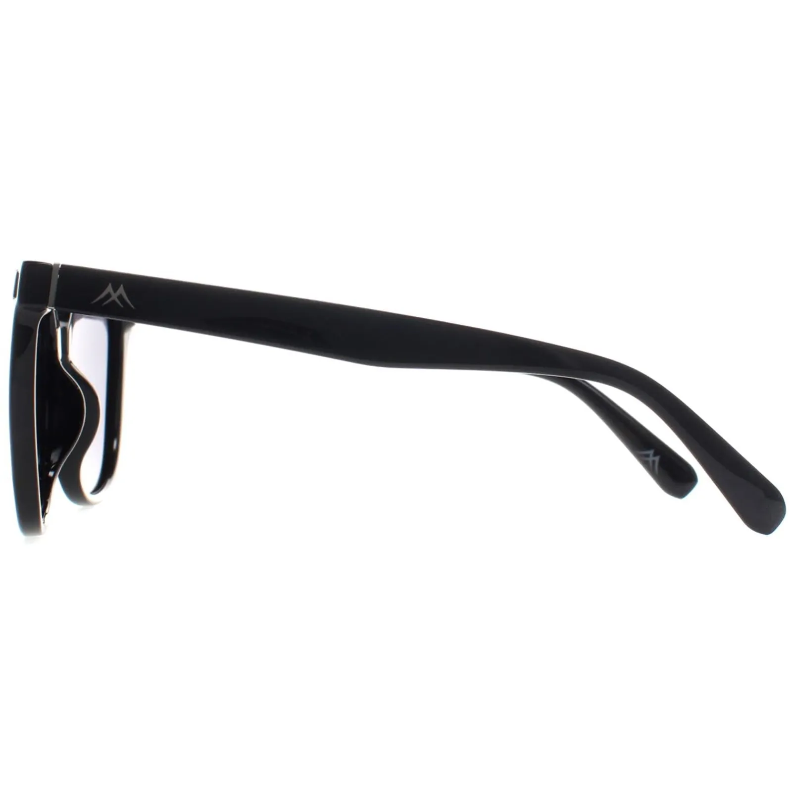 Montana Polarised^Sunglasses MP190 Shiny Black Smoke Polarized