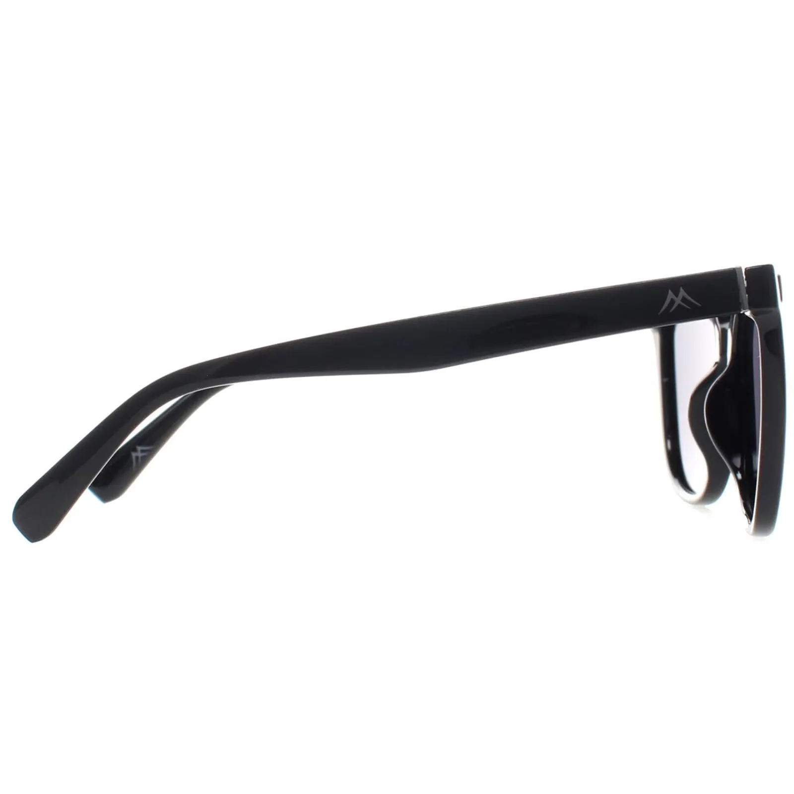 Montana Polarised^Sunglasses MP190 Shiny Black Smoke Polarized