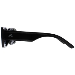 Montana Rectangle^Sunglasses MP76 Shiny Black Grey Polarized