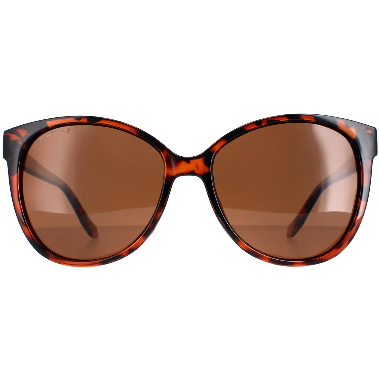 Montana Cat-Eye^Sunglasses MP74B Shiny Tortoise Brown Polarized