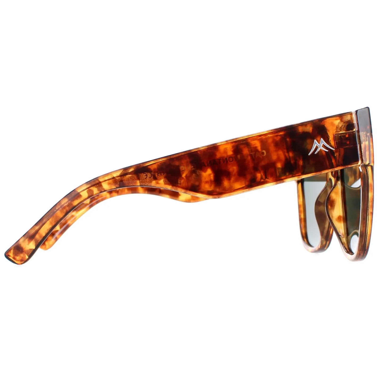 Montana Square^Sunglasses MP73C Shiny Havana G15 Green Polarized