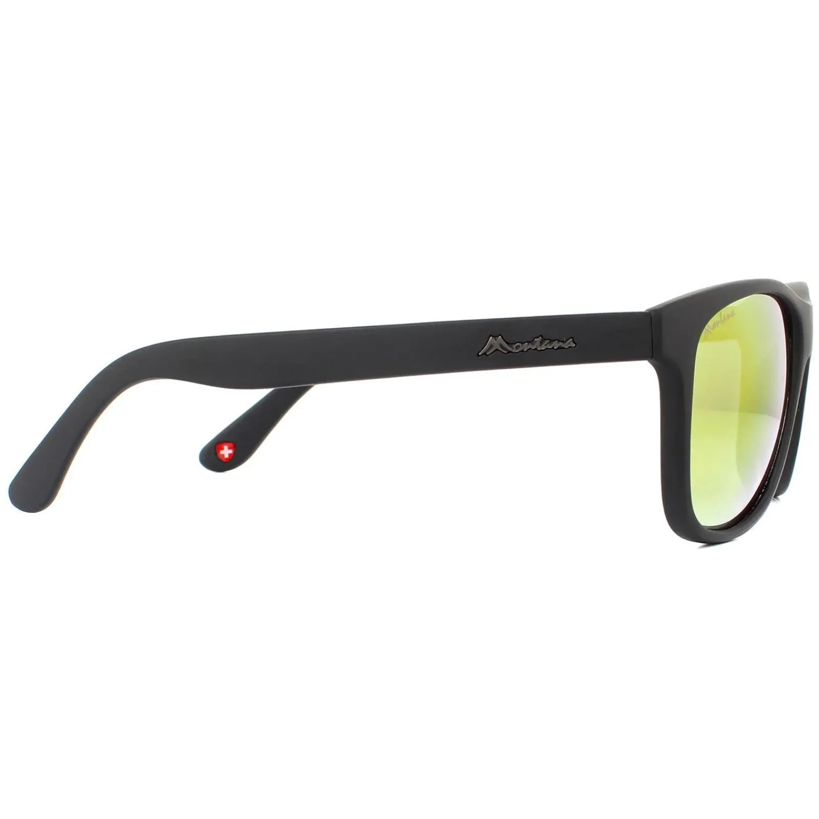 Montana Rectangle|Rectangle^Sunglasses MS48 A Black Revo Red