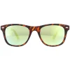 Montana Rectangle|Rectangle^Sunglasses MS10 A Matte Turtle Brown Rubbertouch Revo Gold Pin