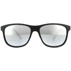Montana Rectangle|Rectangle^Sunglasses MS48 B Black Revo Silver Mirror