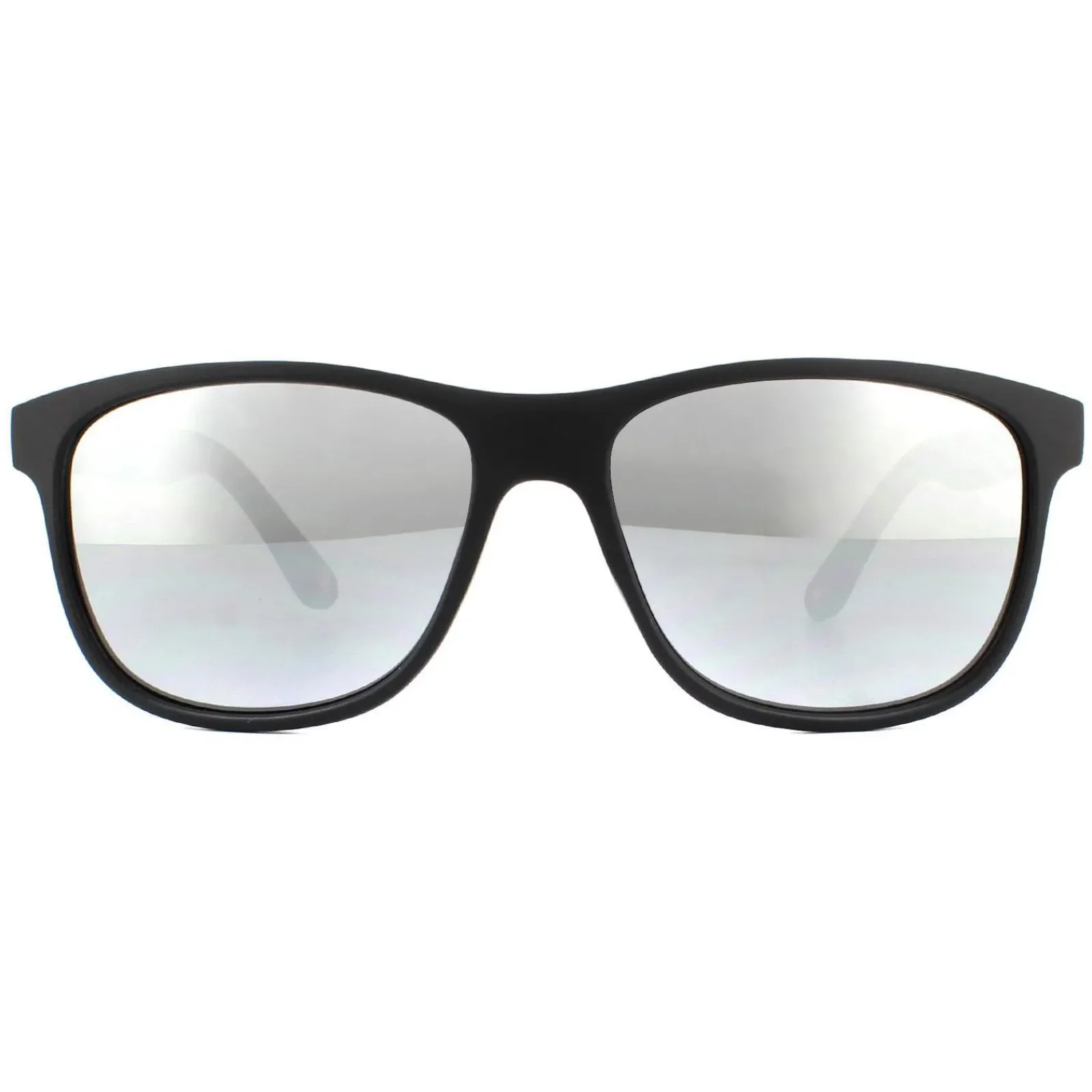 Montana Rectangle|Rectangle^Sunglasses MS48 B Black Revo Silver Mirror