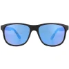 Montana Rectangle|Rectangle^Sunglasses MS48 Black Revo Blue
