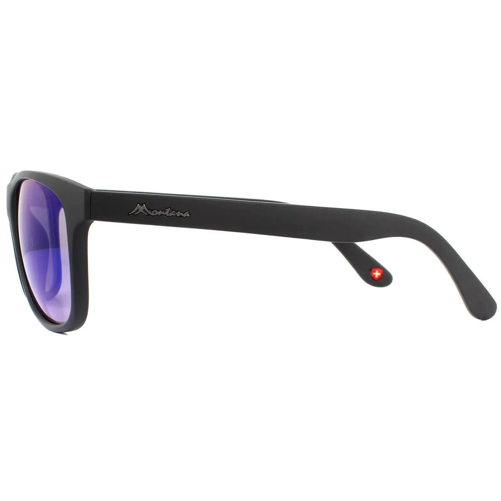 Montana Rectangle|Rectangle^Sunglasses MS48 Black Revo Blue