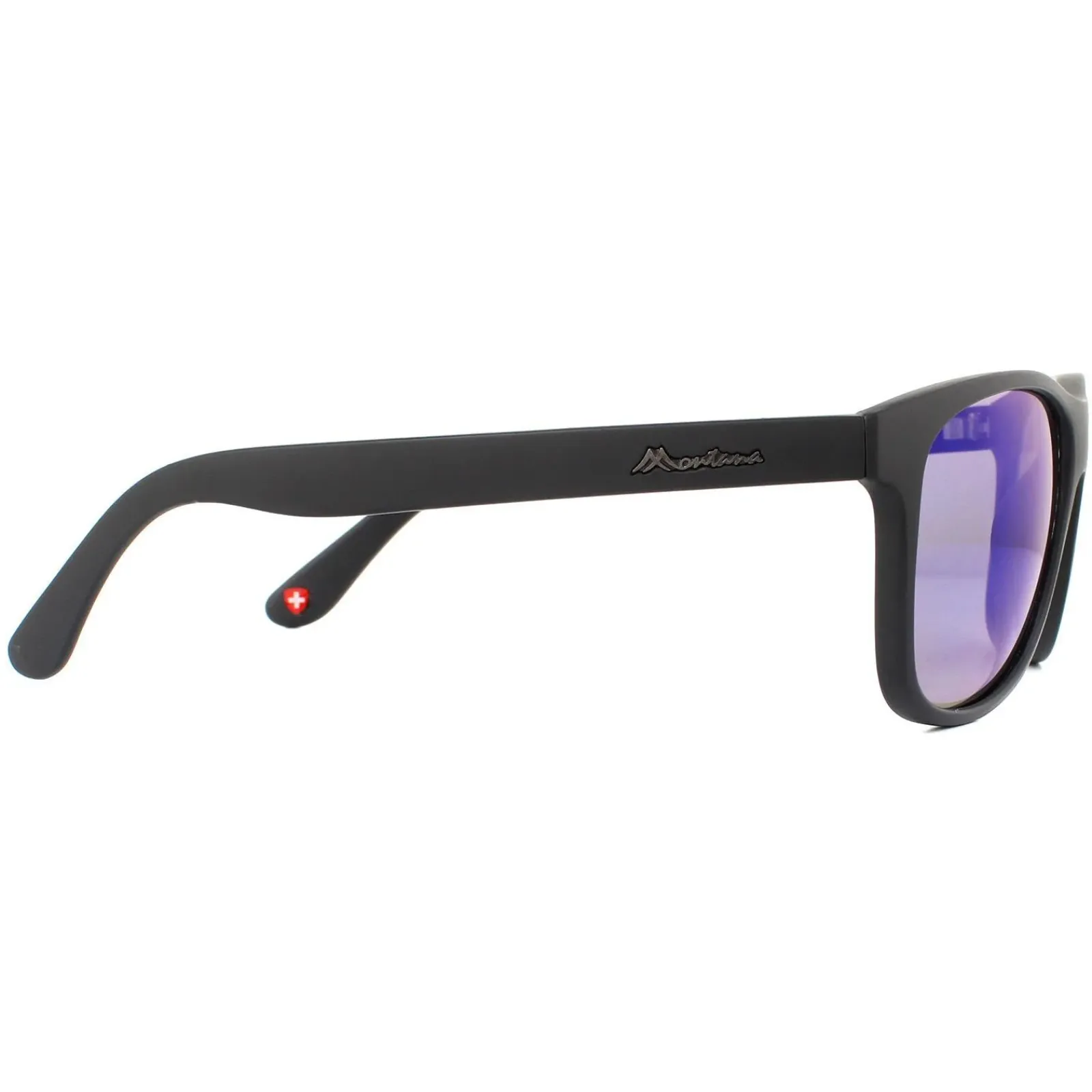 Montana Rectangle|Rectangle^Sunglasses MS48 Black Revo Blue