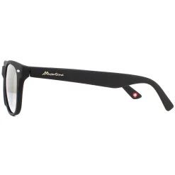 Montana Rectangle|Rectangle^Sunglasses MS10 E Matte Black Rubbertouch Revo Silver Mirror